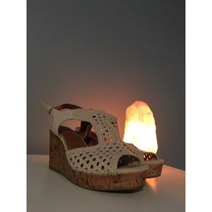 Arial Woven Wedge Sandals